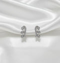 Leafy Sparkle Diamond Studs.